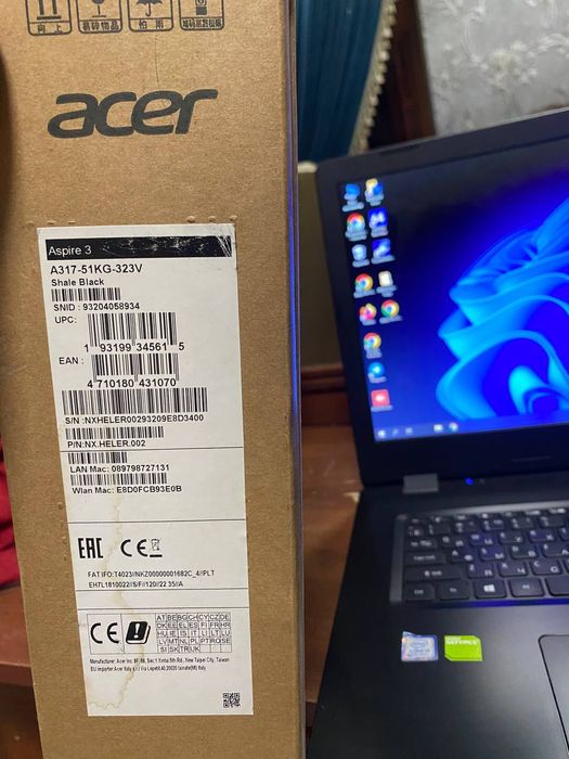 Noutbook Acer  Aspire 3 a317-51g