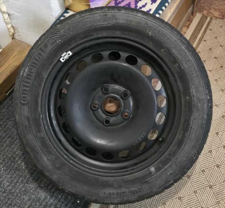 Janta Tabla  5x112 cu anvelopa Continental ContiPremiumContct 8 mm