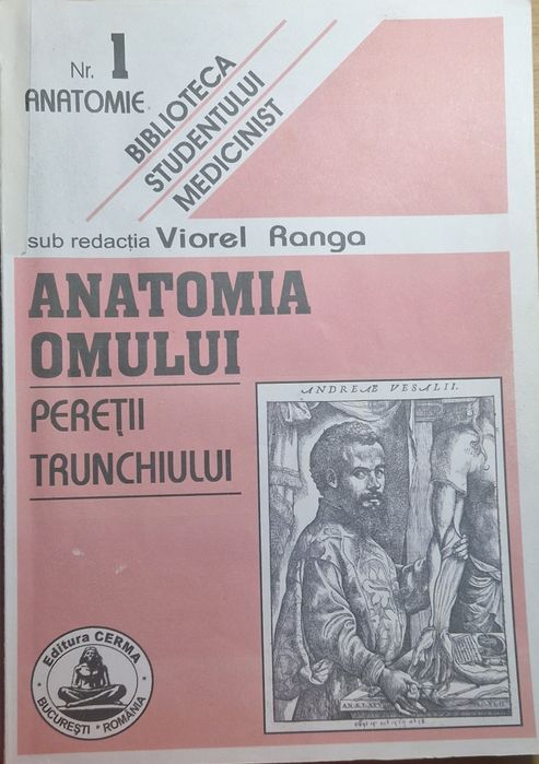 Vand Anatomia Omului nr 1 si 2 sub redacția Viorel Ranga