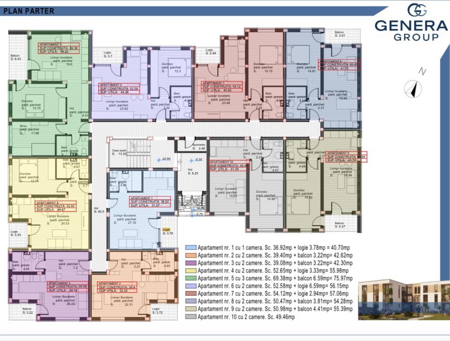 Apartamente Noi (Direct de la dezvoltator )