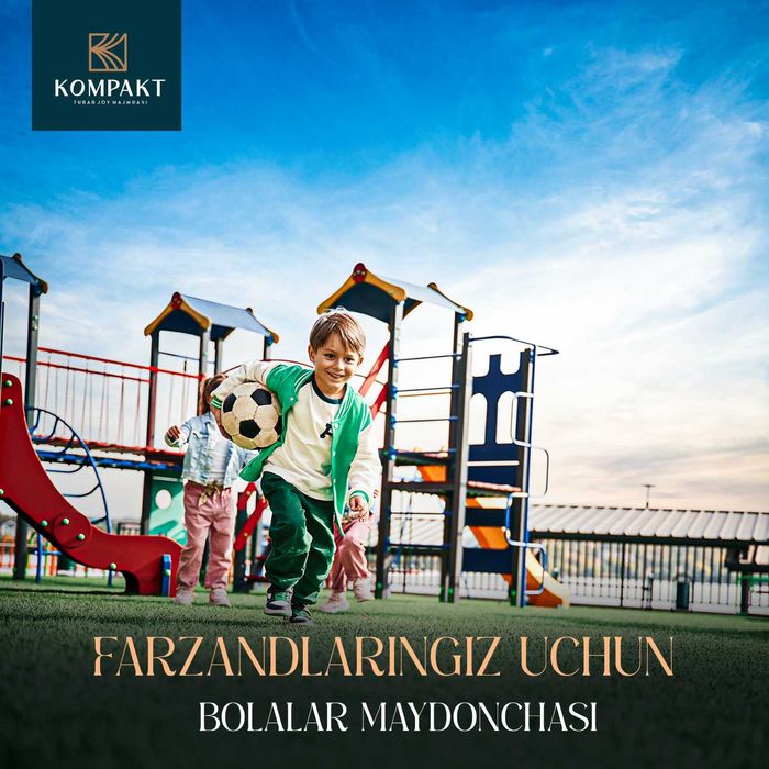 Farzandingiz uchun yashil maydonchaga ega uylar