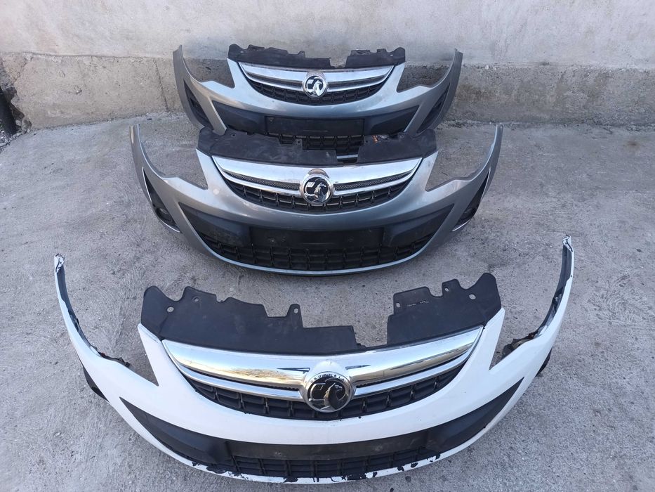 предна броня за опел корса д фейс маска решетки халогени OPEL CORSA D