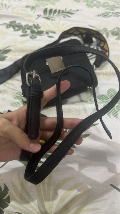 Сумка сафиян черный