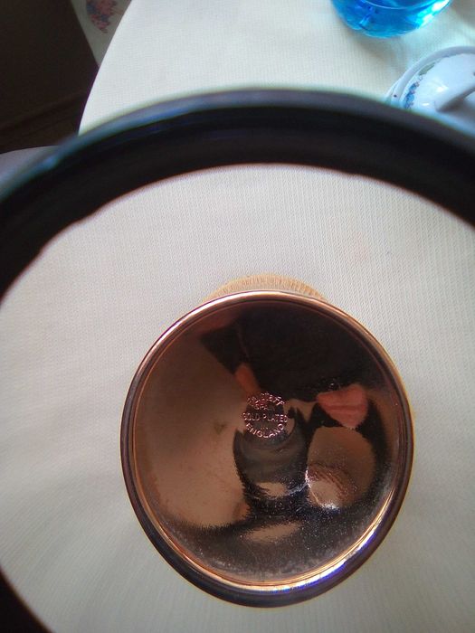 Позлатени английски сватбени чаши