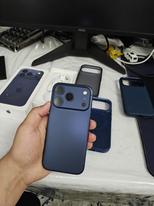 iphone 17 pro blue 256gb 100%