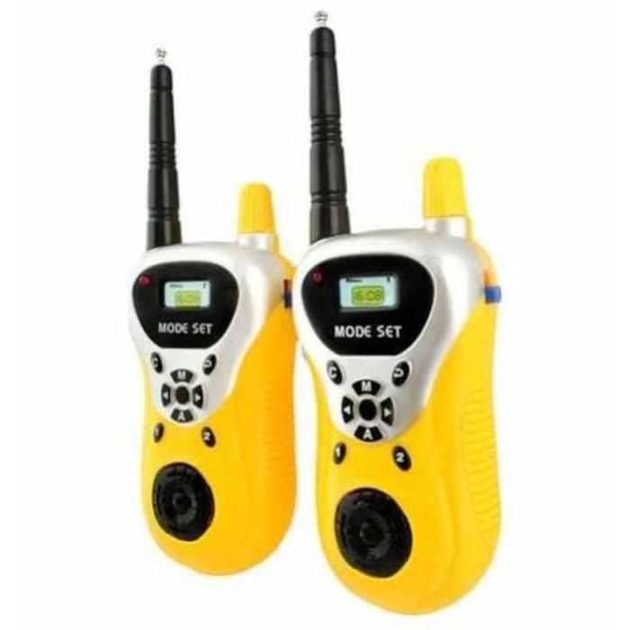 Set statie portabila Walkie-Talkie emisie-receptie cu afisaj,raza 100m