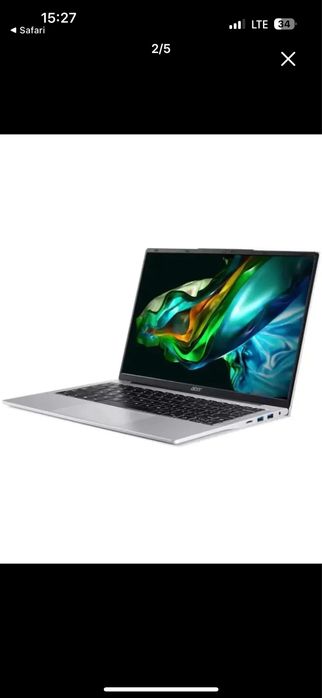 Noutbuk Acer.  Aspire Lite N4500/ DDR4. 8GB/SSD512 GB/ 15.6 FHD