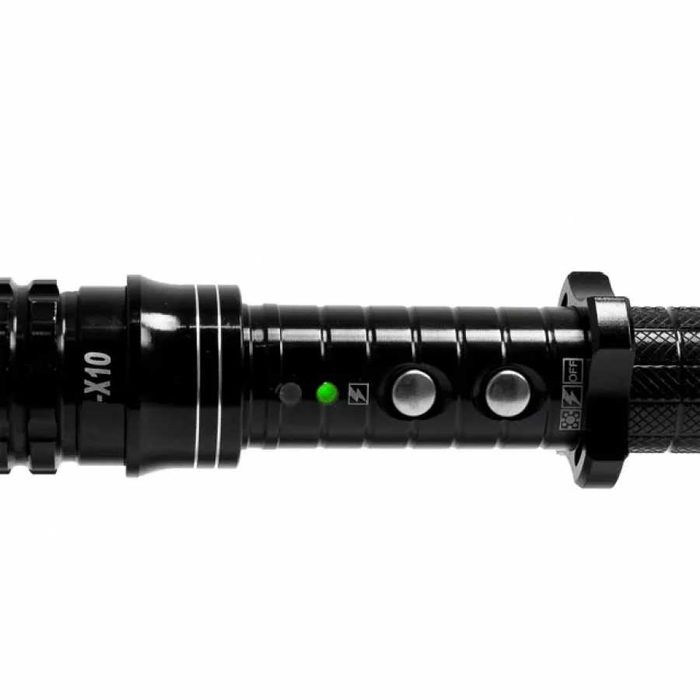 Electrosoc Baston Extensibil 43-49cm Metal 100 mil volti LiIon 7800mAh