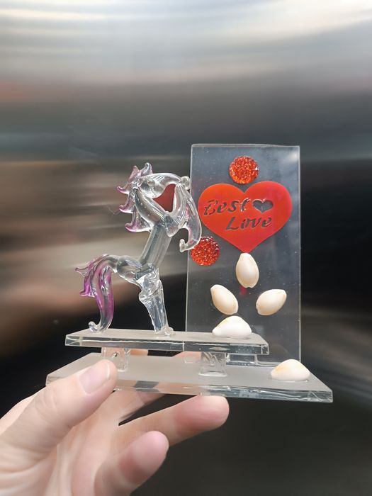 Сувенир стеклянный пони