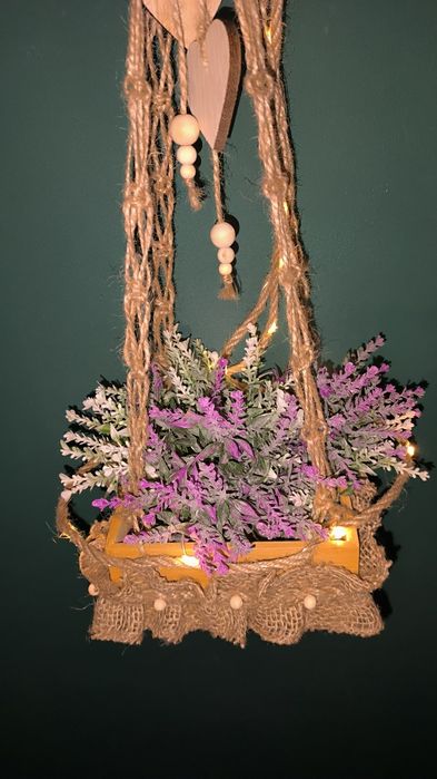 Цветарник макраме