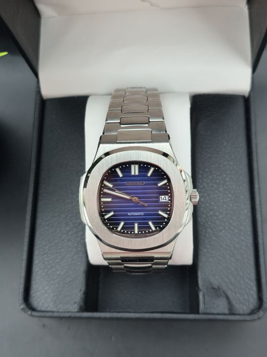 Vând Seiko "Nautilus" Mod – Cadran Albastru Texturat – Nou/Impecabil