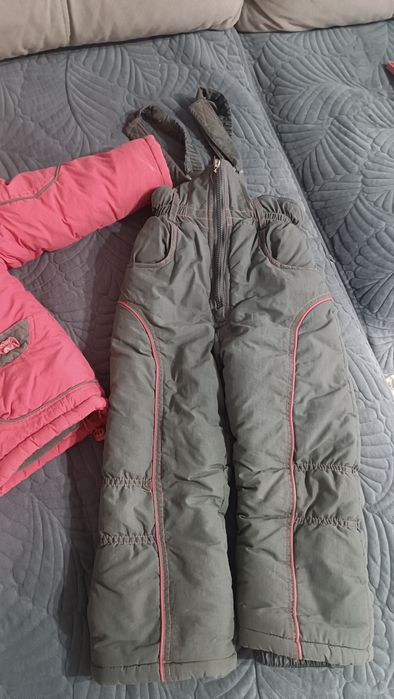 Зимний комбинезон с курткой для девочки