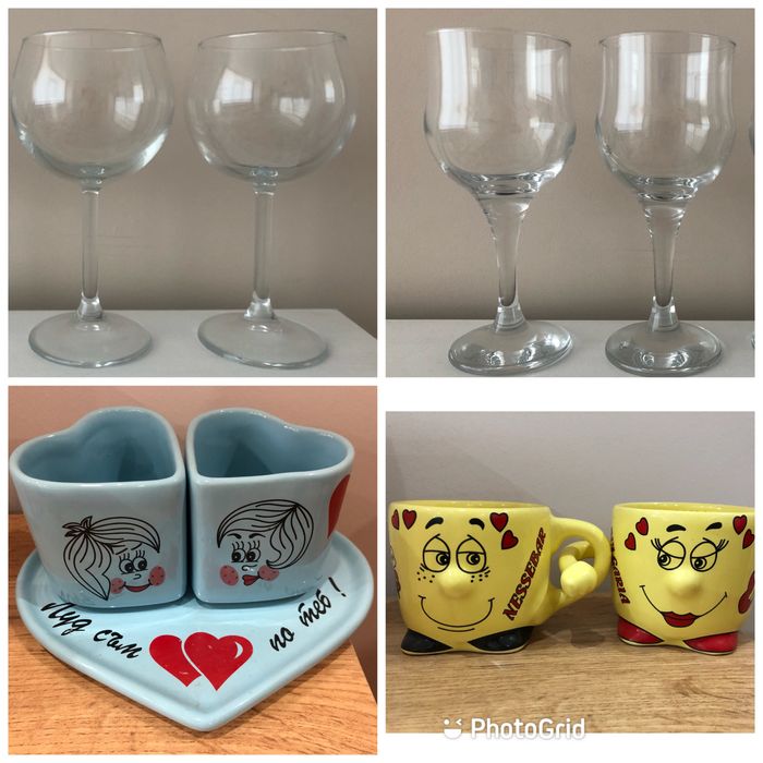 Чаши за вино и кафе