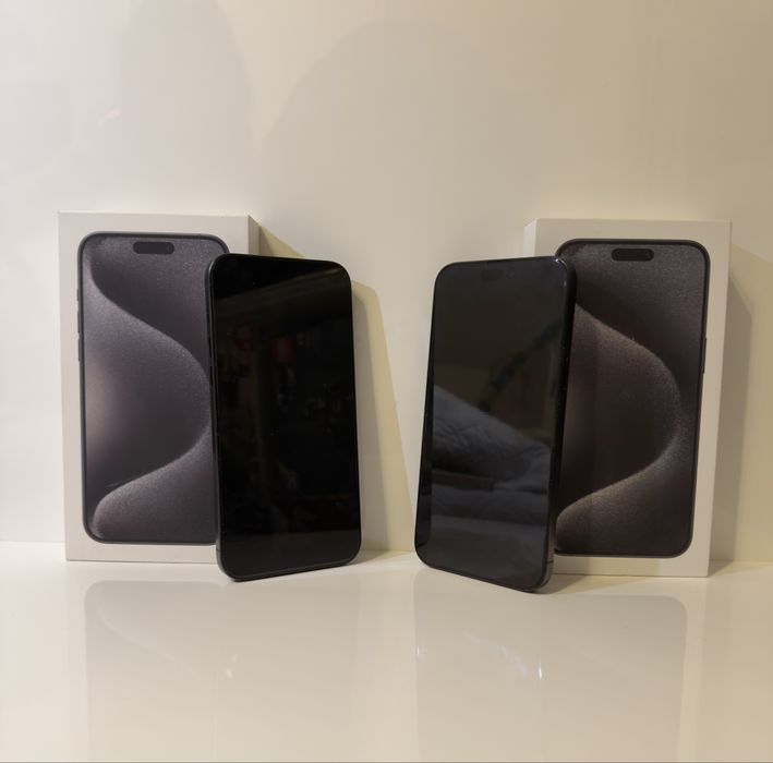 Iphone 15 Pro Max 256 GB - 2 броя - КАТО НОВИ - ЦЕНАТА Е ЗА БРОЙ