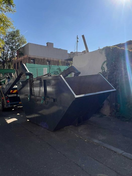 Transport moloz container gunoi moluz tomberon skip  urgent haba moloz