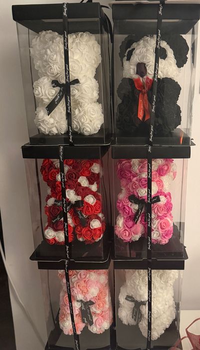 Vand ursuleti din sapun !Buchete trandafiri !