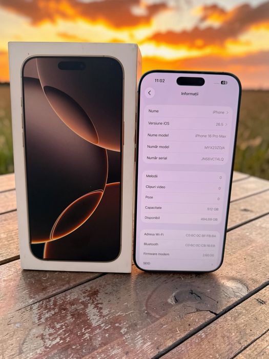 iPhone 16 Pro Max 512GB Preț 4300 lei