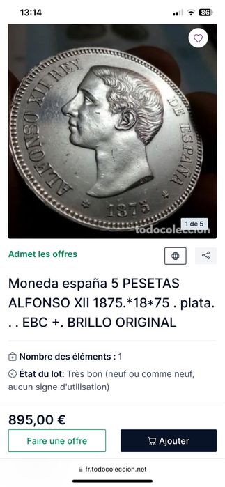 Moneda/medalion de argint
