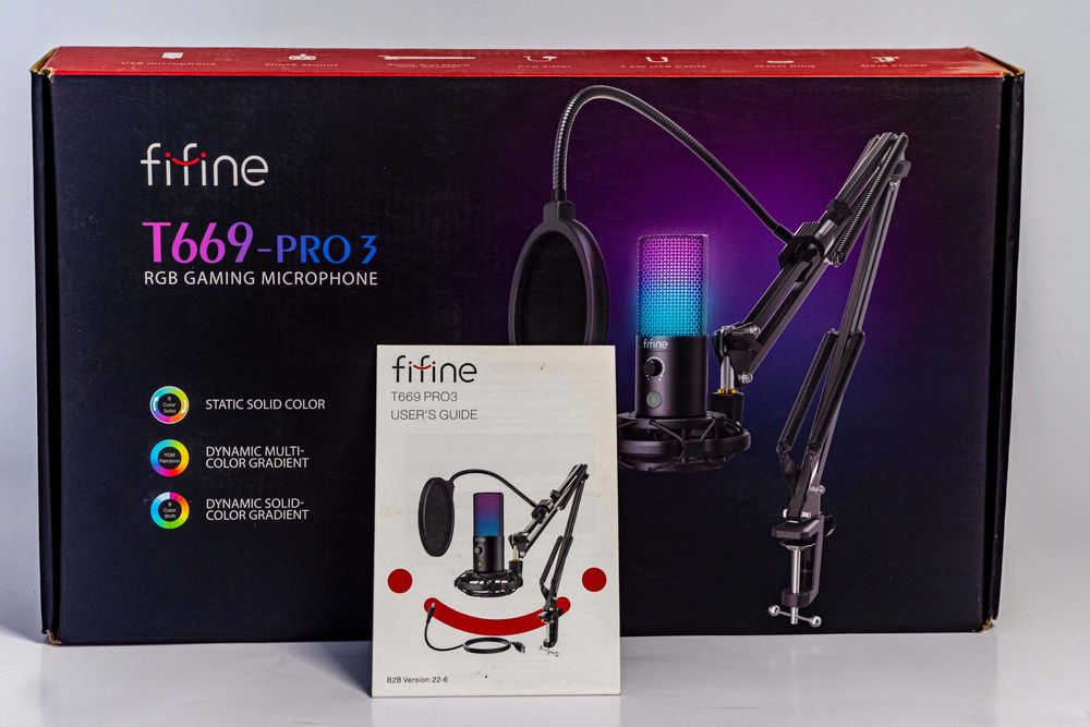 FIFINE T669 PRO 3 RGB Новый | Полный комплект | Проверен | Гарантия.
