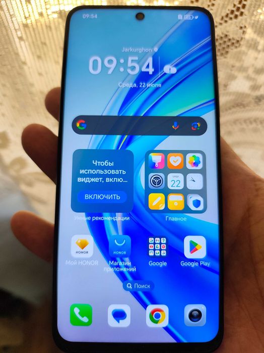 Honor x7b xotira 8/128 qora