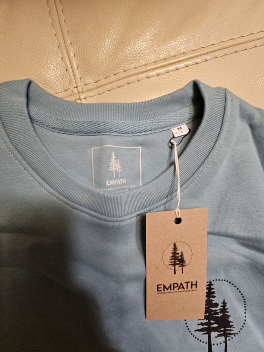 NOU Hanorac Empath unisex Turcoaz, marimi S, M