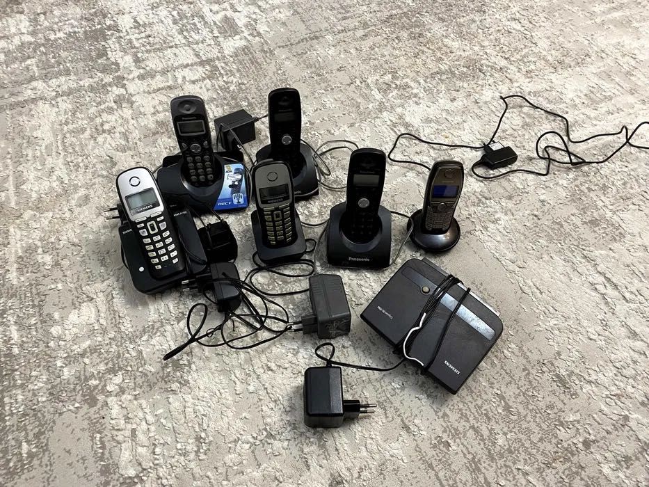Радиотелефоны Siemens, Panasonic все 6шт за 5 тыс