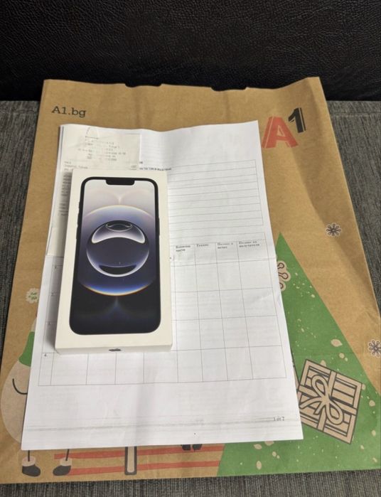 ЗАПЕЧАТАН 128GB iPhone 16e Гаранция от A1 до 2027г. Black | Черен