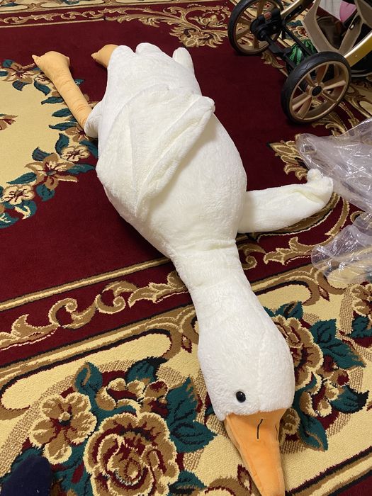 подушка гусь новая