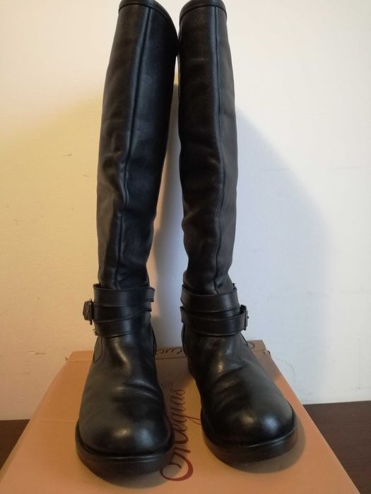 № 40 - Дамски Ботуши Естествена Кожа