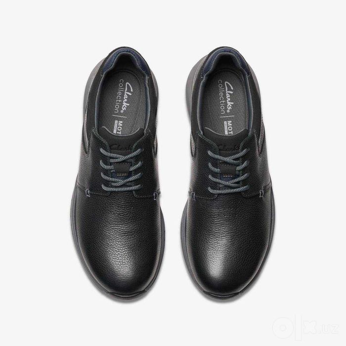 Clarks Motion Trek PT Черная кожа