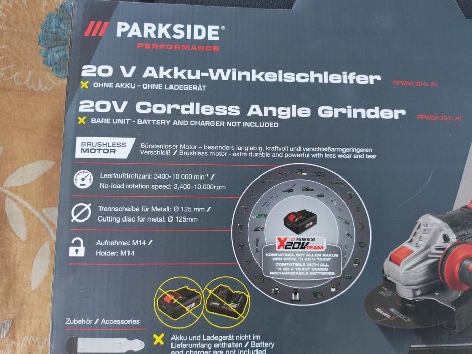 Polizor unghiular (flex) parkside