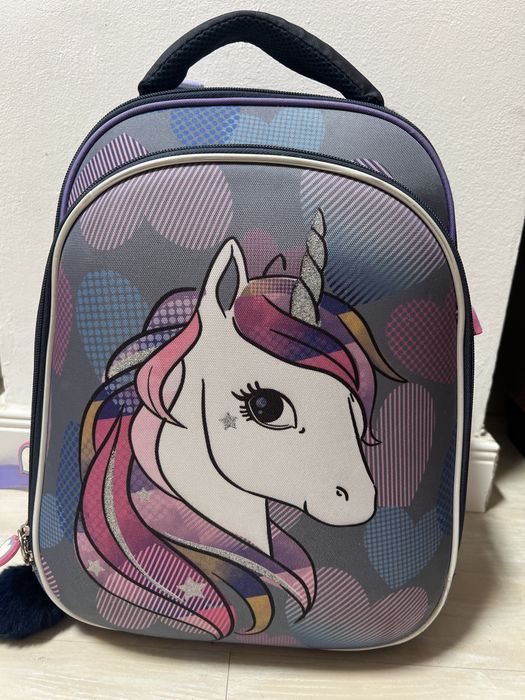 Ghiozdan de fete cu unicorn