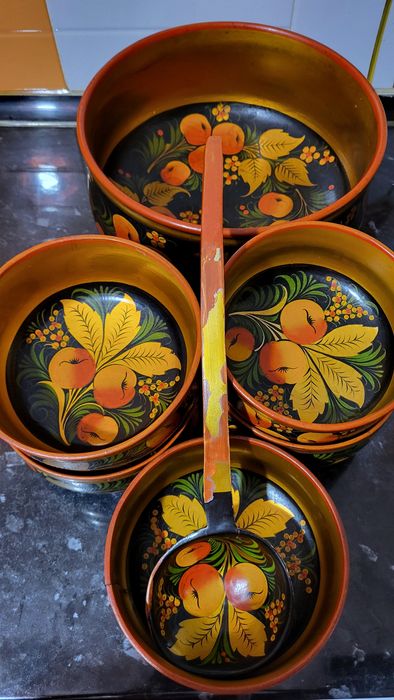 Тегеш астау, деревянная посуда