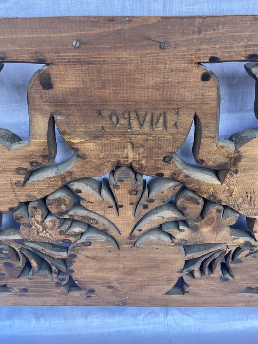 Дърворезба уникат “Българските лъвове”