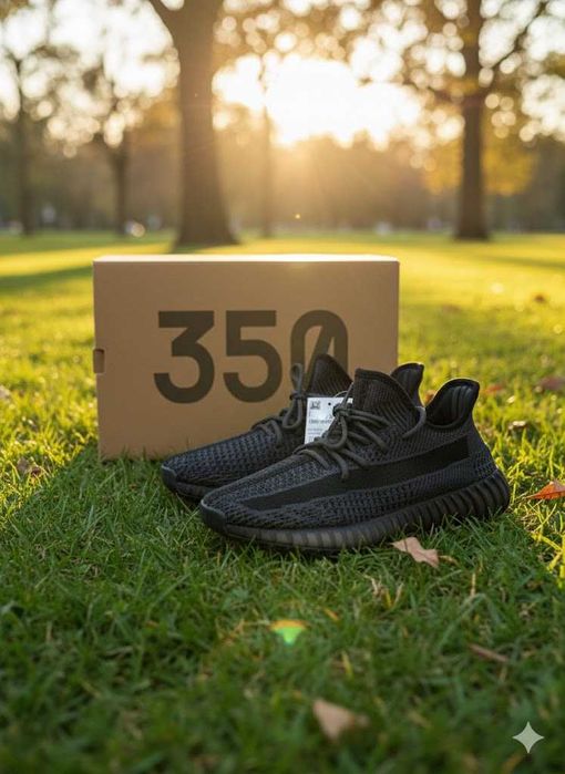 Adidas Yeezy Boost 350 V2 Black - Premium
