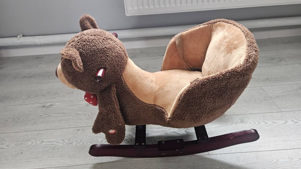 Детска люлка плюшено мече Тони