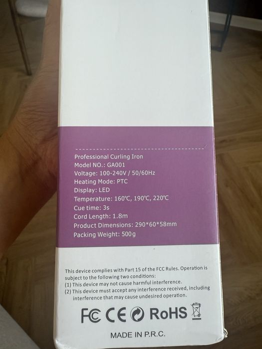Плойка для волос Proffesional Curling iron
