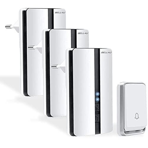 Sonerie wifi fără baterie,  3 receptori