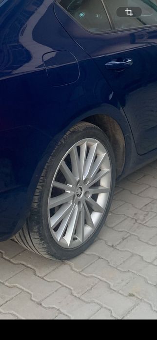 Jante intergalos si anvelope Debica r18, roti complete