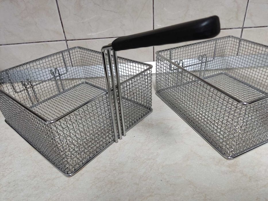 Doua cosuri pentru friteuza profesionala 255mm/230mm/110mm