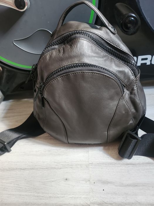 Ghiozdan dama piele naturala