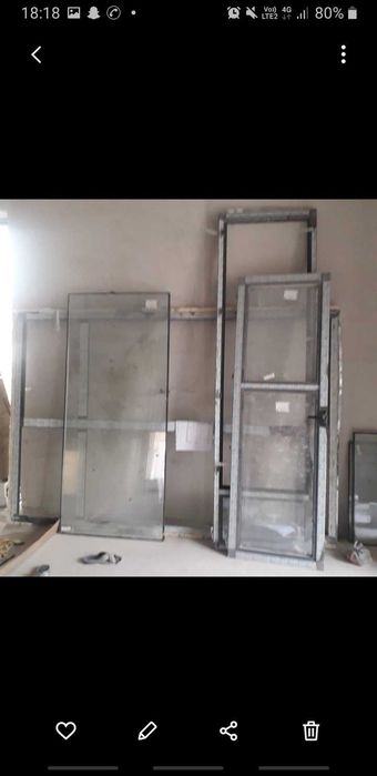 Алюминиевые двери, витражи окна