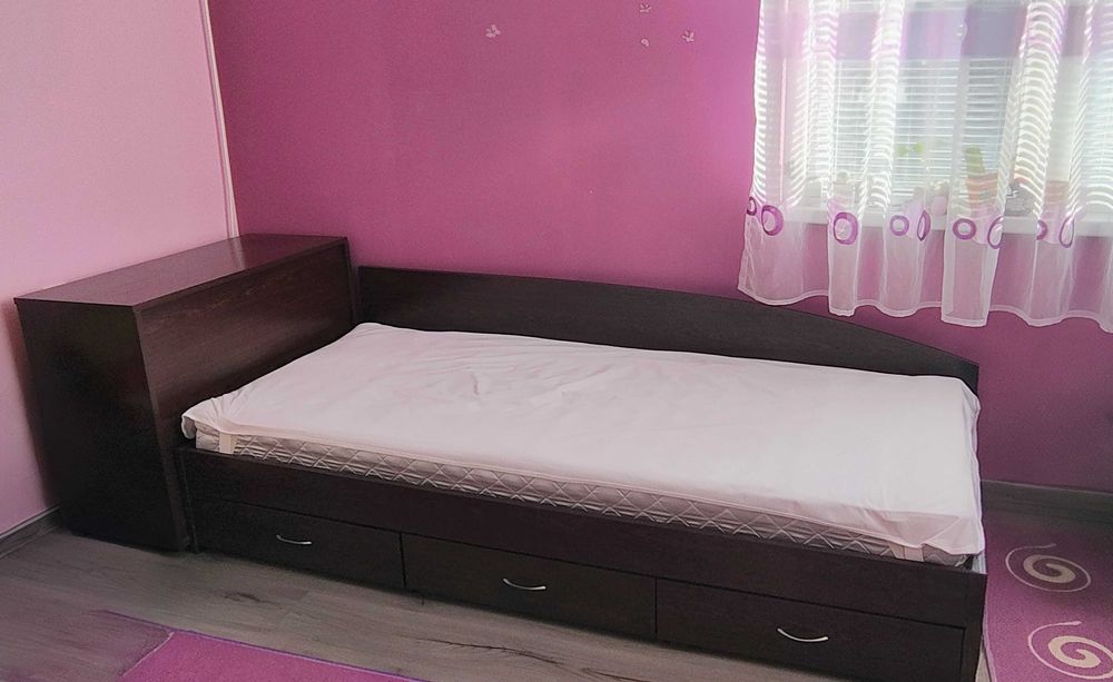 Легло с матрак 82/190 и ракла