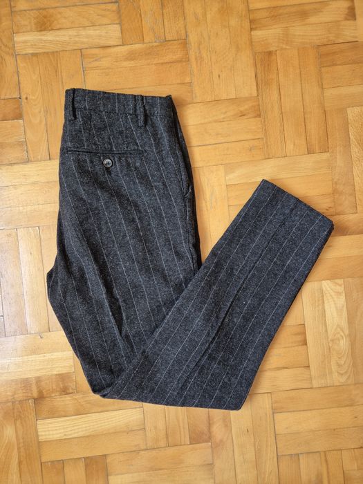 Pantaloni Massimo Rebecchi, Model Abramo, Slim Fit, Lână, Bărbați - 50
