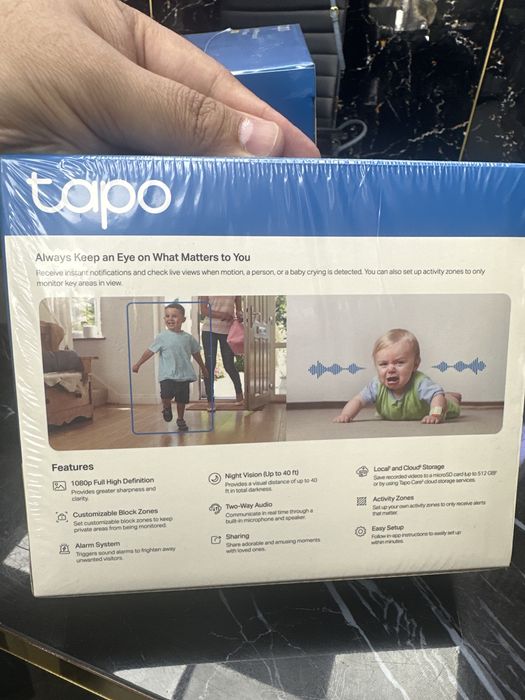 Tapo Home Security Wi-fi Camera Model:TC60 1080p Full HD camera