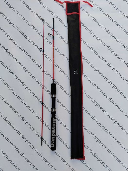 SET 4 Lansete pescuit la copca Hakuyo din fibra plina  1,20m