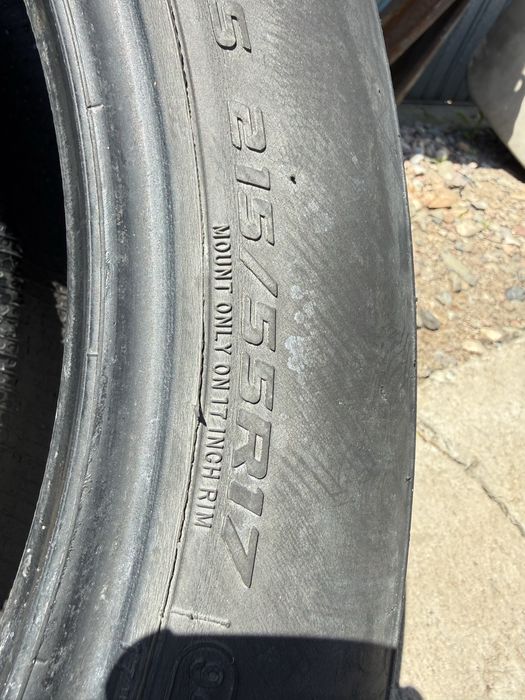 215/55/17 летняя резина