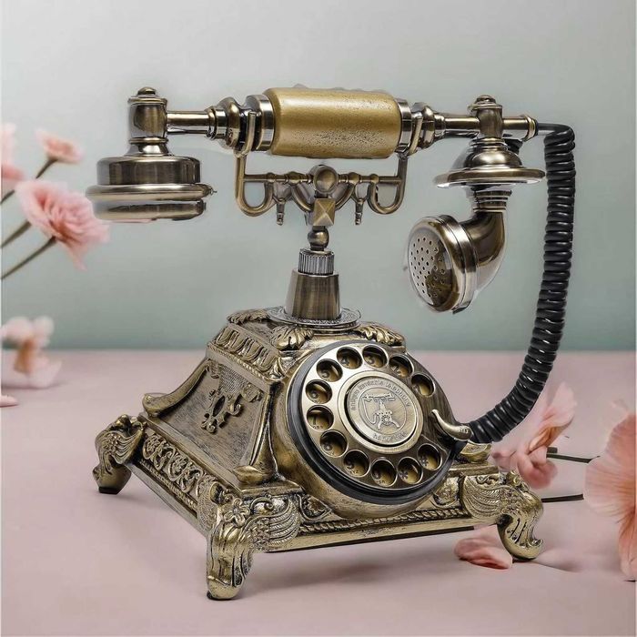 299 lei - Audio Guestbook pentru evenimente / Mesaje audio de la invitati / Telefon retro - vintage inregistrare vocala