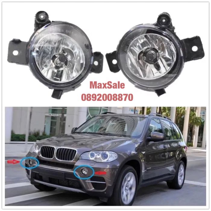 LED лед халогени дневни светлини BMW E70 X5 бмв е70 х5