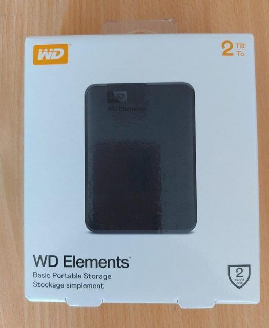 Hdd extern 2.5 WD Elements de 1TB  2TB 4TB 5TB Noi sigilate